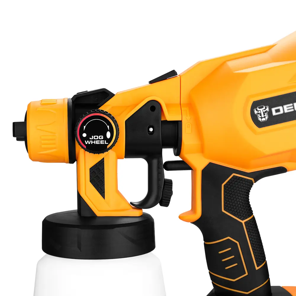 Краскопульт аккумуляторный Deko DSG20K2, 20 В Li-ion 2.3 Ач, 0.5 л/мин STLM-2190758 - Вид №3