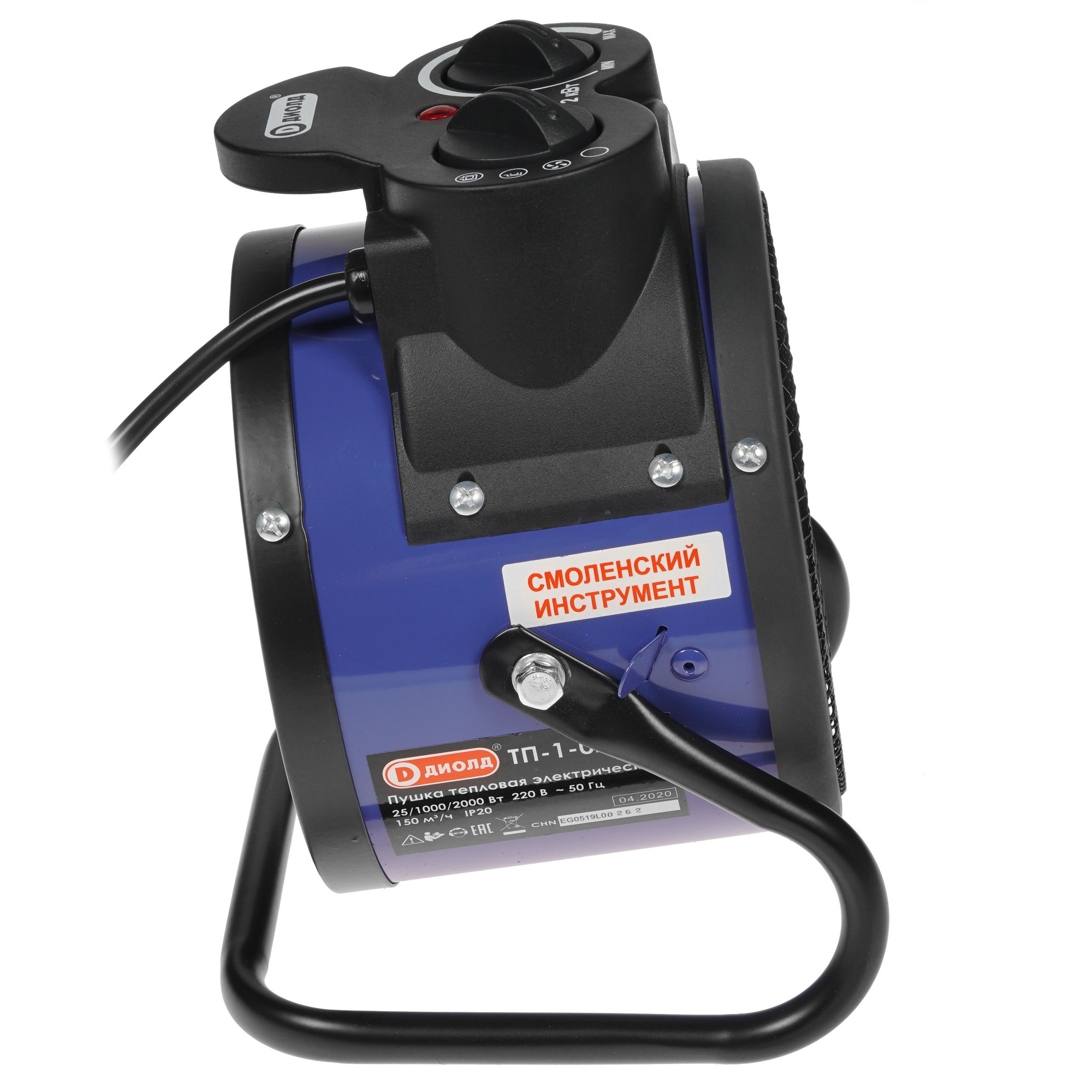 8167822 Тепловая пушка электрическая Диолд ТП-1-02 ЭК STDN-0070069 - Вид №3