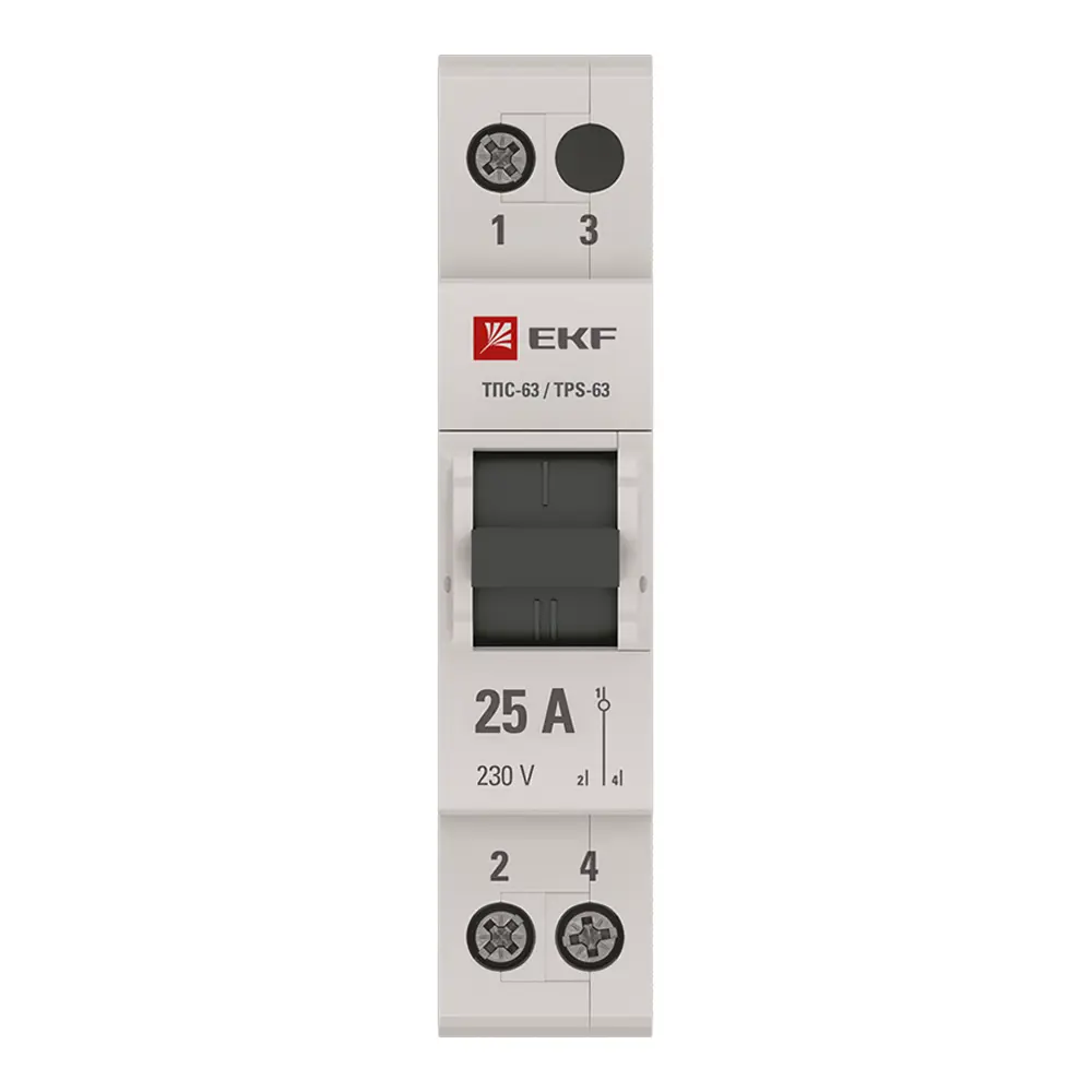 Трехпозиционный переключатель EKF Proxima 1P 25 А 88883185 STLM-2088867  - Вид №1