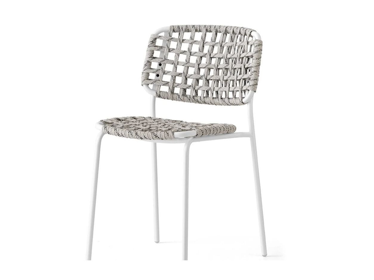Полипропиленовый плетеный садовый стул Connubia Yo! ARCH-00101264 - Вид №2
