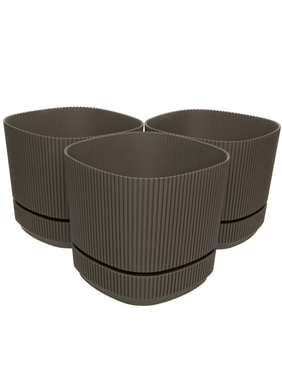 Горшок для цветов Milo 4.6L Brown NAVAKO 16139 - Вид №3