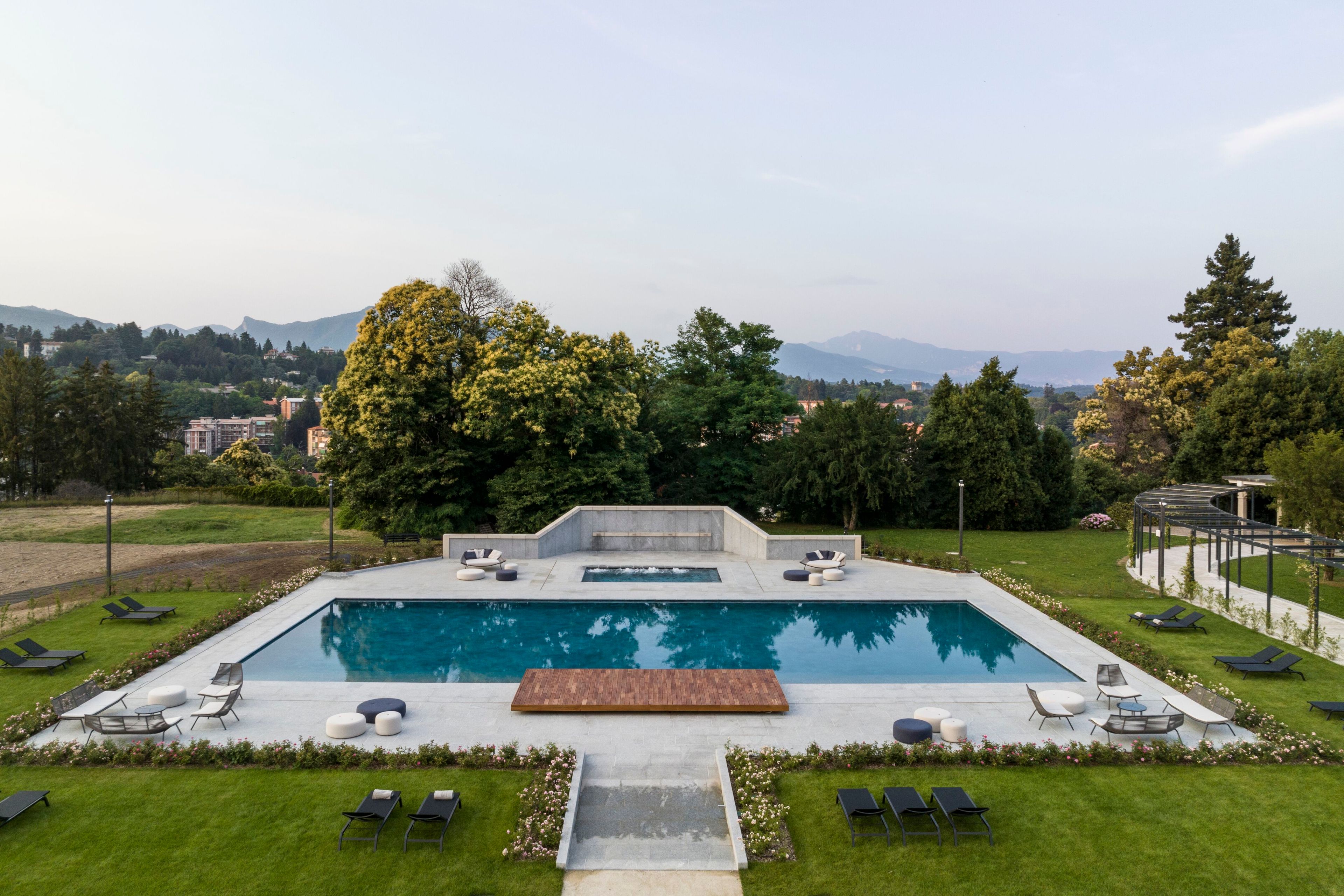 Подземный бассейн с гидромассажем INDALO PISCINE Piscina interrata ARCH-00003812 - Вид №1