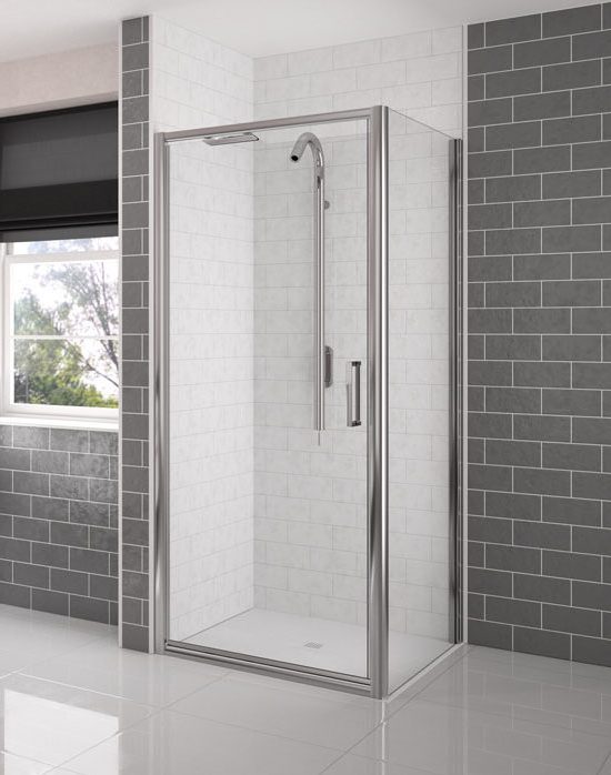Дверь душевая для установки с боковой панелью AR6NF90 L или R Merlyn Arysto Хромированный 