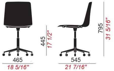 COLOS Вращающееся кресло из полипропилена Vesper sun-id-1484013 - Вид №2