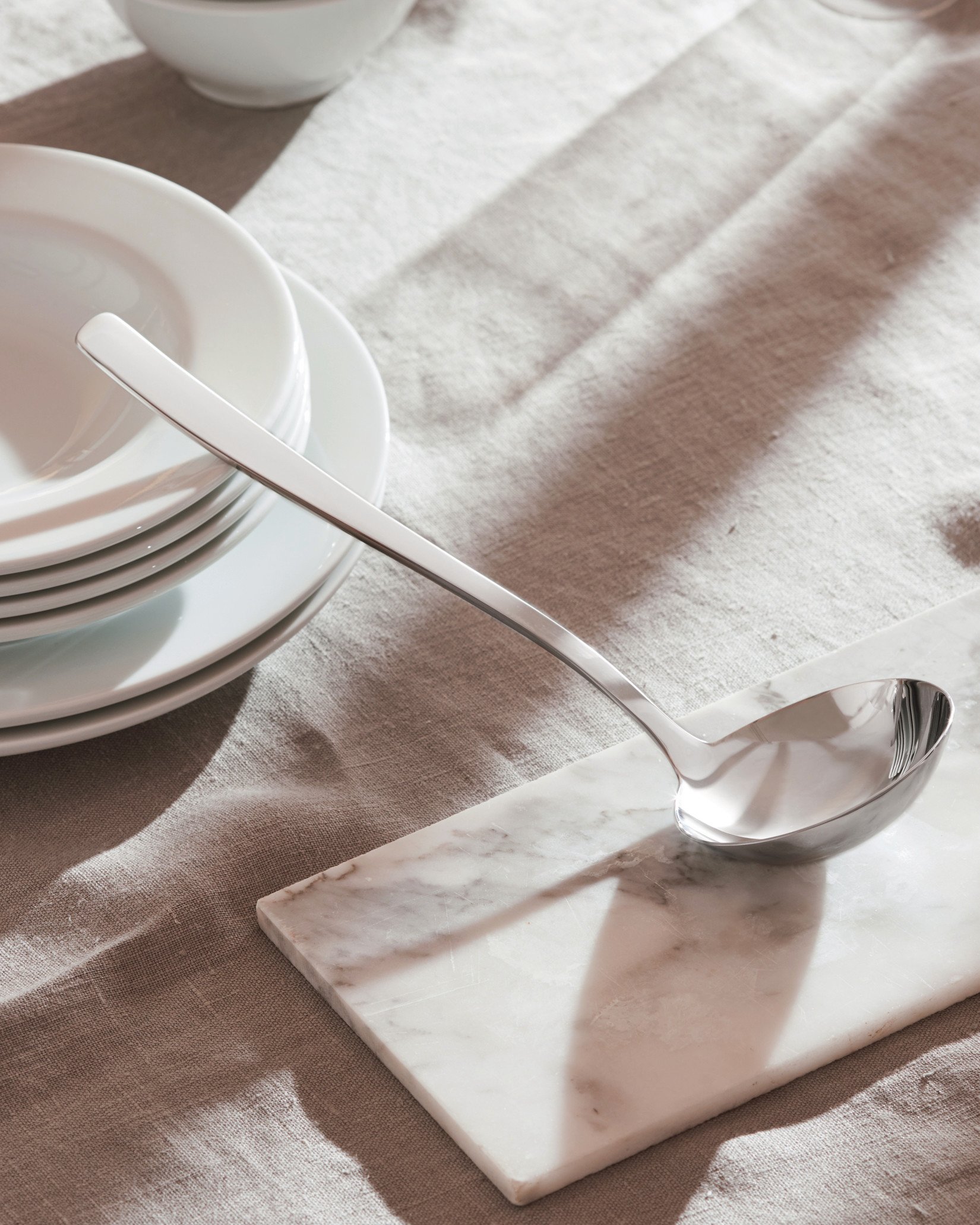 AJM22/10 Половник кухонный Стальной Alessi Италия  - Вид №1