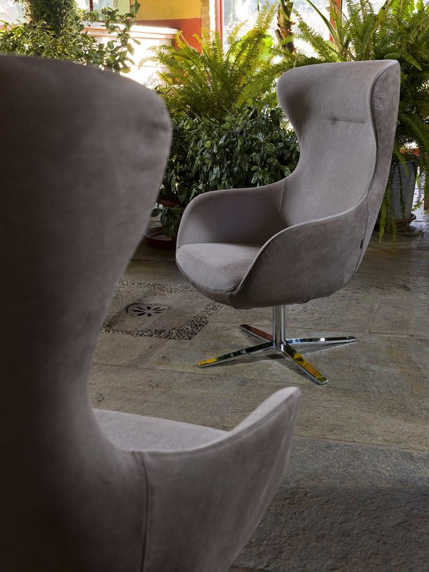 Flexstyle Вращающееся кресло с подлокотниками из ткани sun-id-1441339 - Вид №1