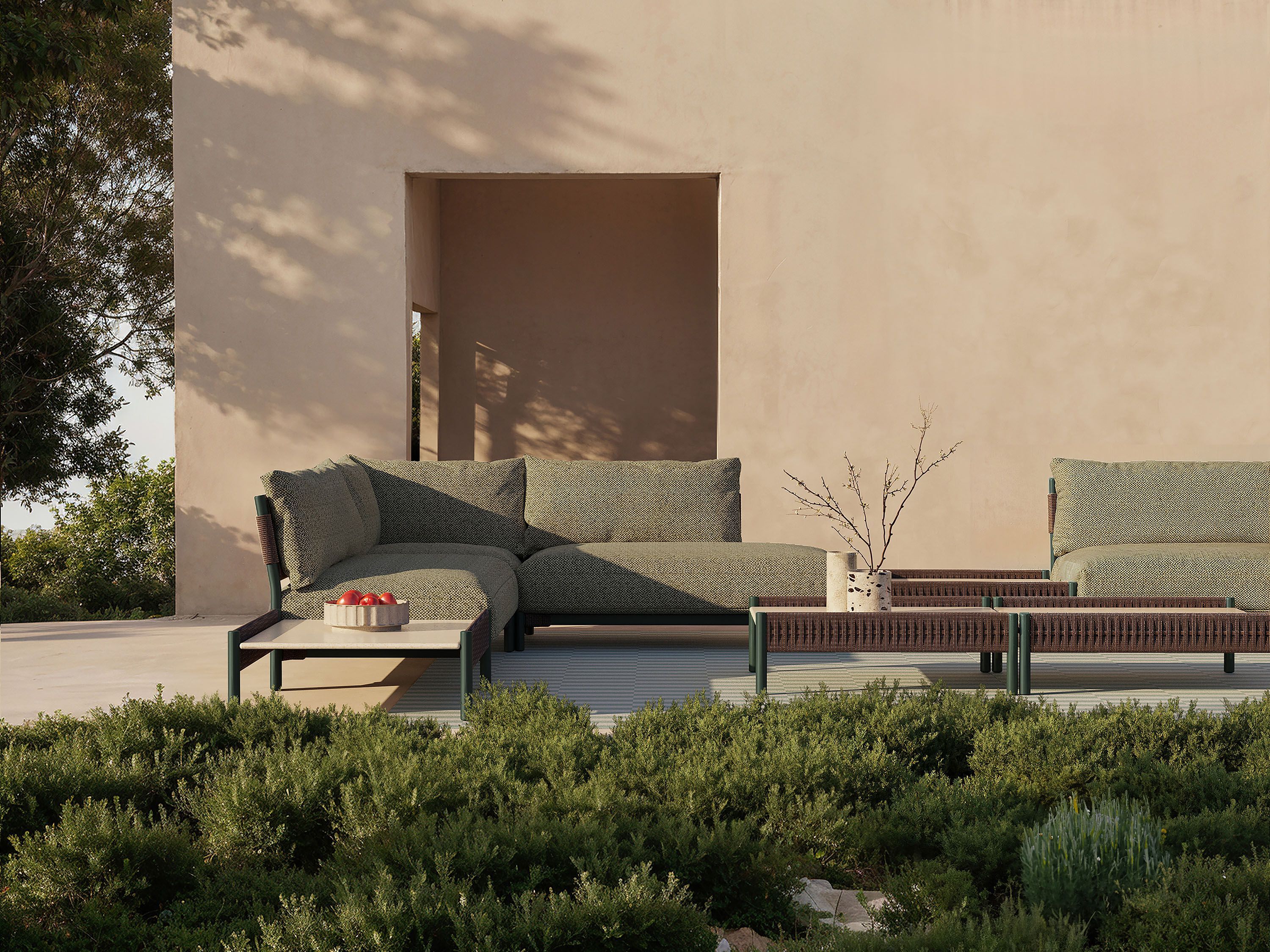 Угловое садовое кресло из ткани Andreu World Brezal ARCH-00070094 - Вид №4