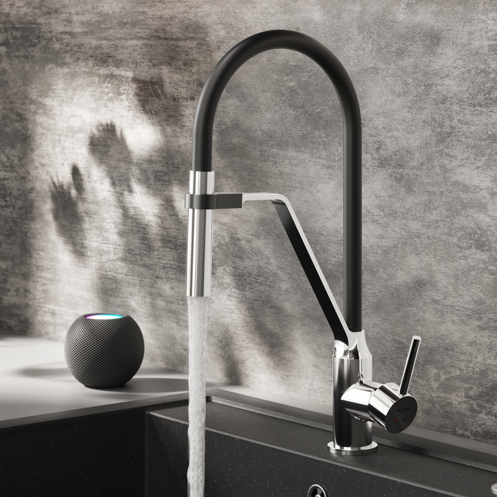 F8013000 S смеситель для кухни с гибким изливом шт. AM.PM Like - Вид №1