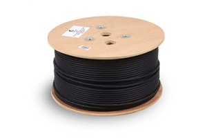 16358869 Кабель витая пара экранированная FTP, 4 пары, одножильный, FTP-4P-CAT.5E-SOLID-OUT-LSZH-UV Cabeus