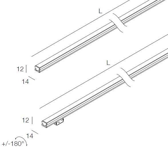 DGA Линейный профиль освещения Cometa sun-id-1417446 - Вид №1