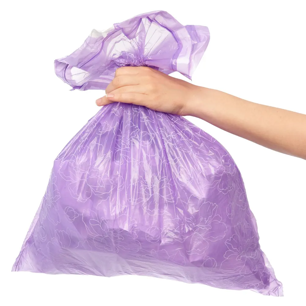 Мешки для мусора YOU'LL LOVE Пионы 35л синие (10 шт) 89436411 STLM-1569249 - Вид №3