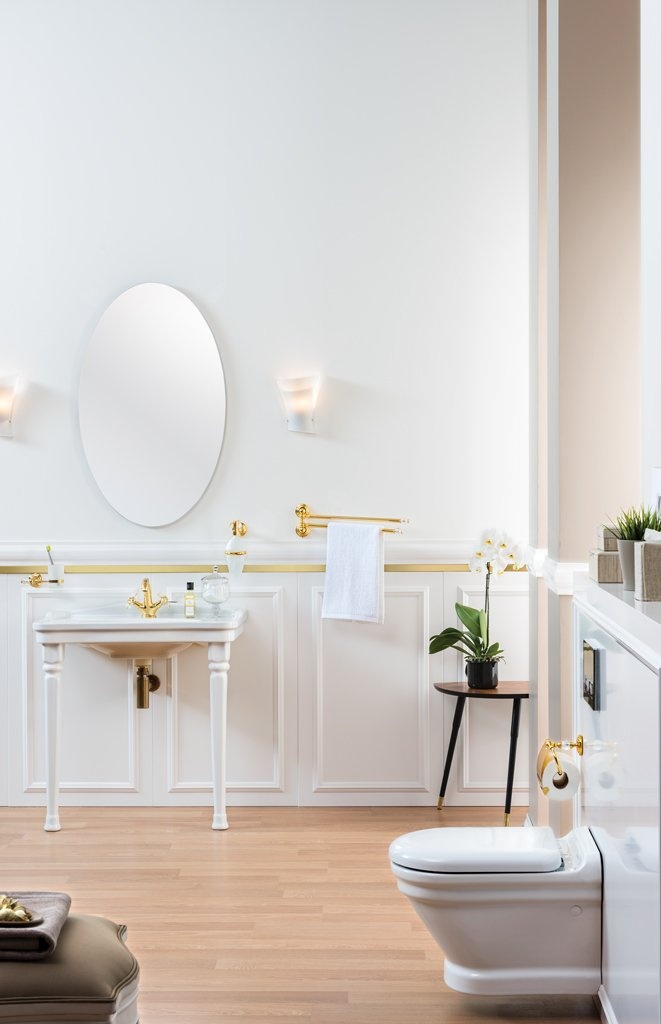 KL270-00CB00E-0000 KLASIK Ножки для раковины (2 шт) (613 мм) Creavit Klasik  - Вид №1