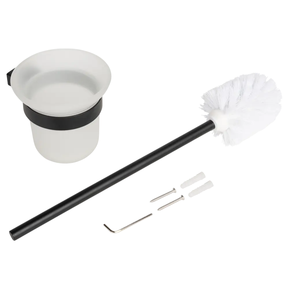 VIDAGE Неверка - подвесной ершик для унитаза в матовом черном стекле 89384548 STLM-1568582 - Вид №2