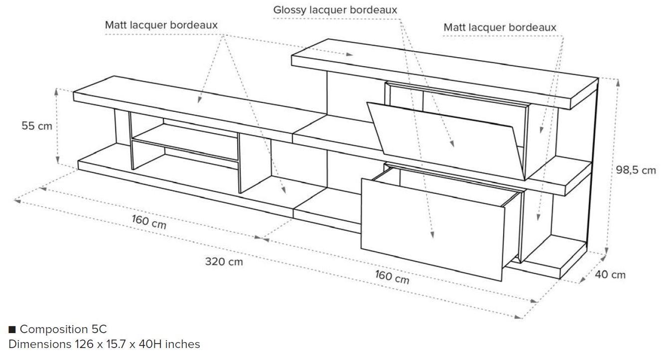 Natuzzi Модульный деревянный книжный шкаф sun-id-1482872 - Вид №14