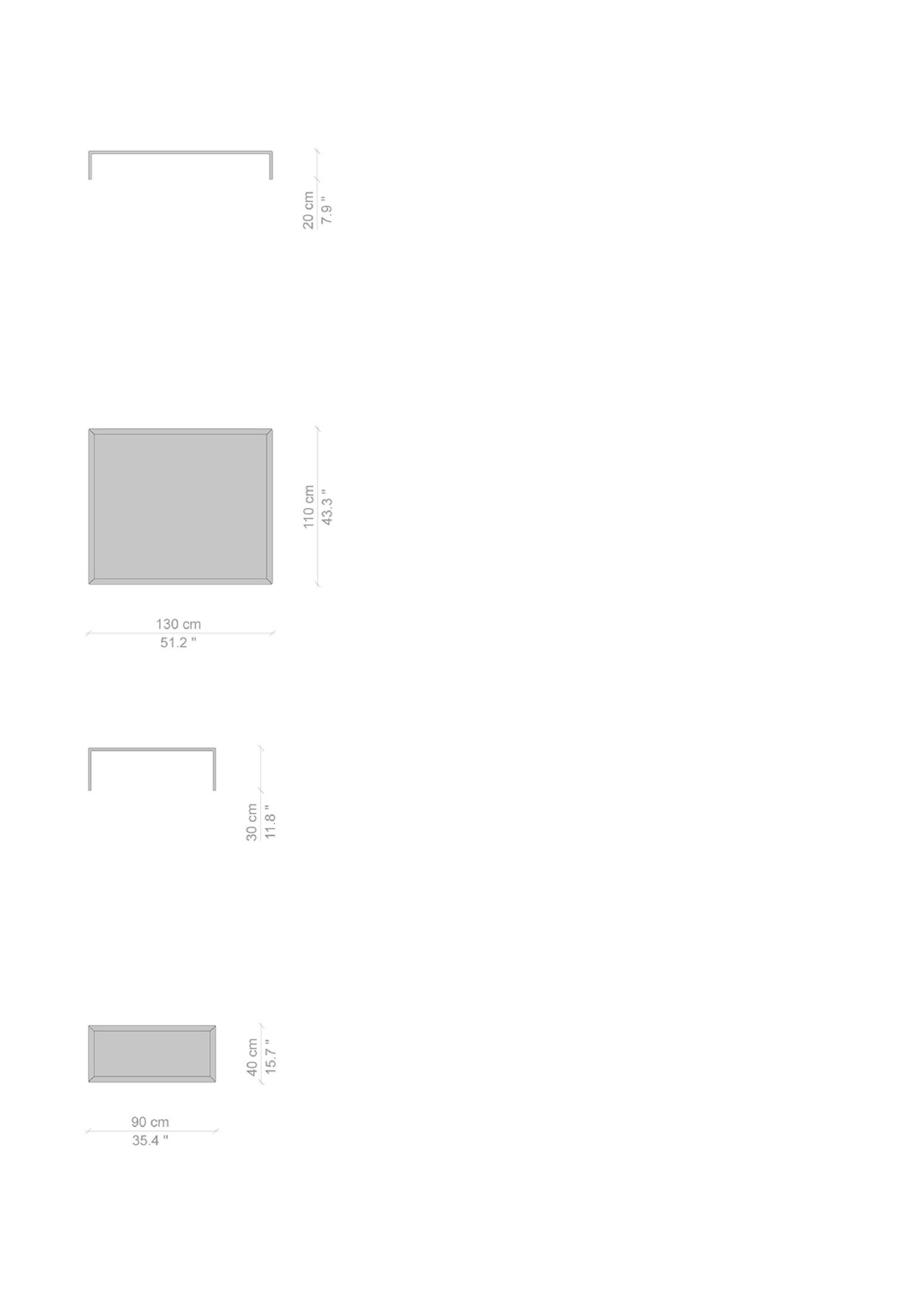 Прямоугольный журнальный столик CASSINA Mex-Hi ARCH-00106594 - Вид №4