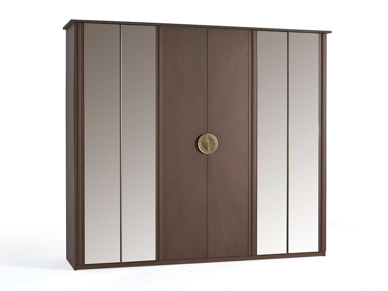 Деревянный шкаф с зеркалом NDESIGN Ezora ARCH-00107176 - Вид №1