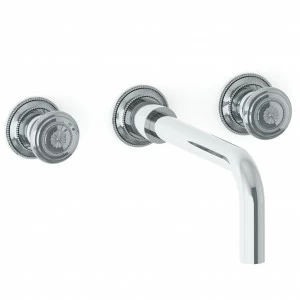 C36-1303 C36-1303 Настенный комплект для раковины на 3 отверстия ДРАГОЦЕННОСТЬ Cristal & Bronze BIJOU