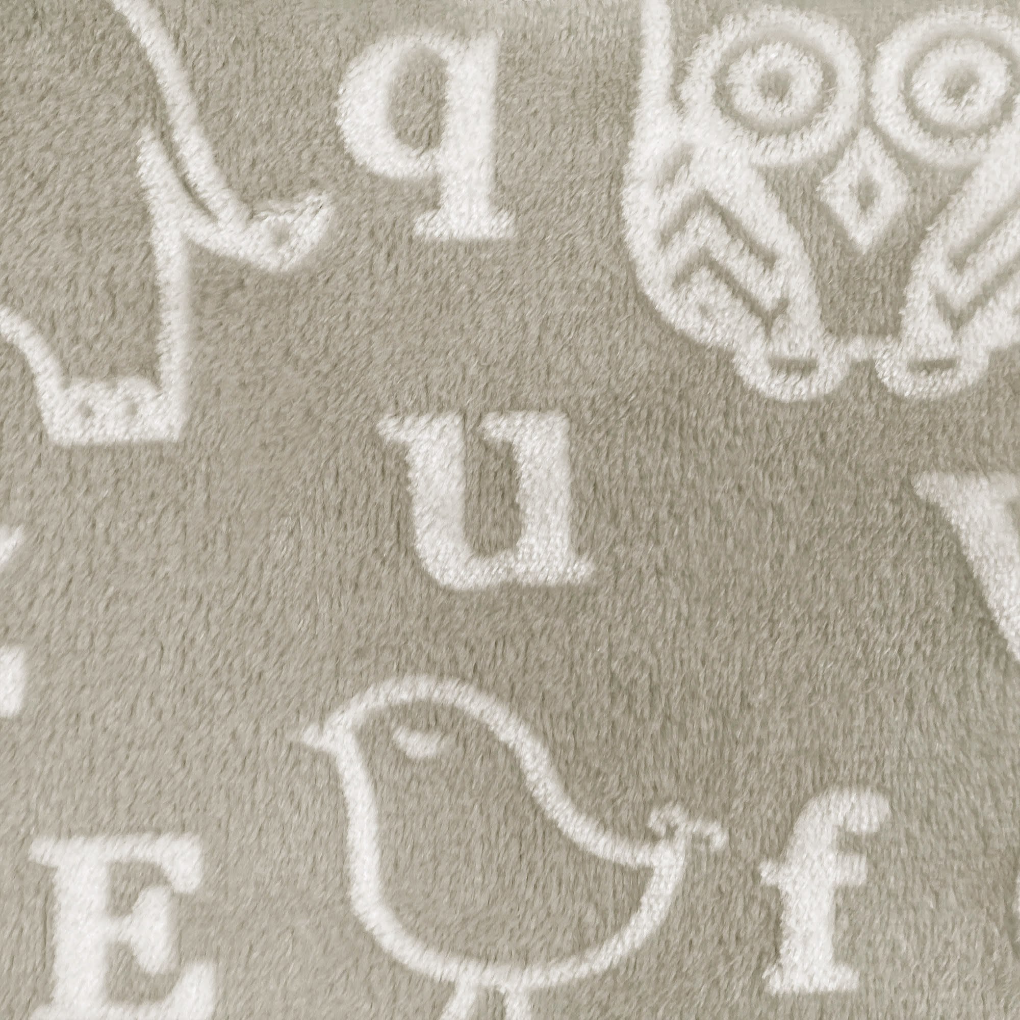 84378937 Плед «» 160x200 см фланель цвет бежевый Сова Santreyd  - Вид №1