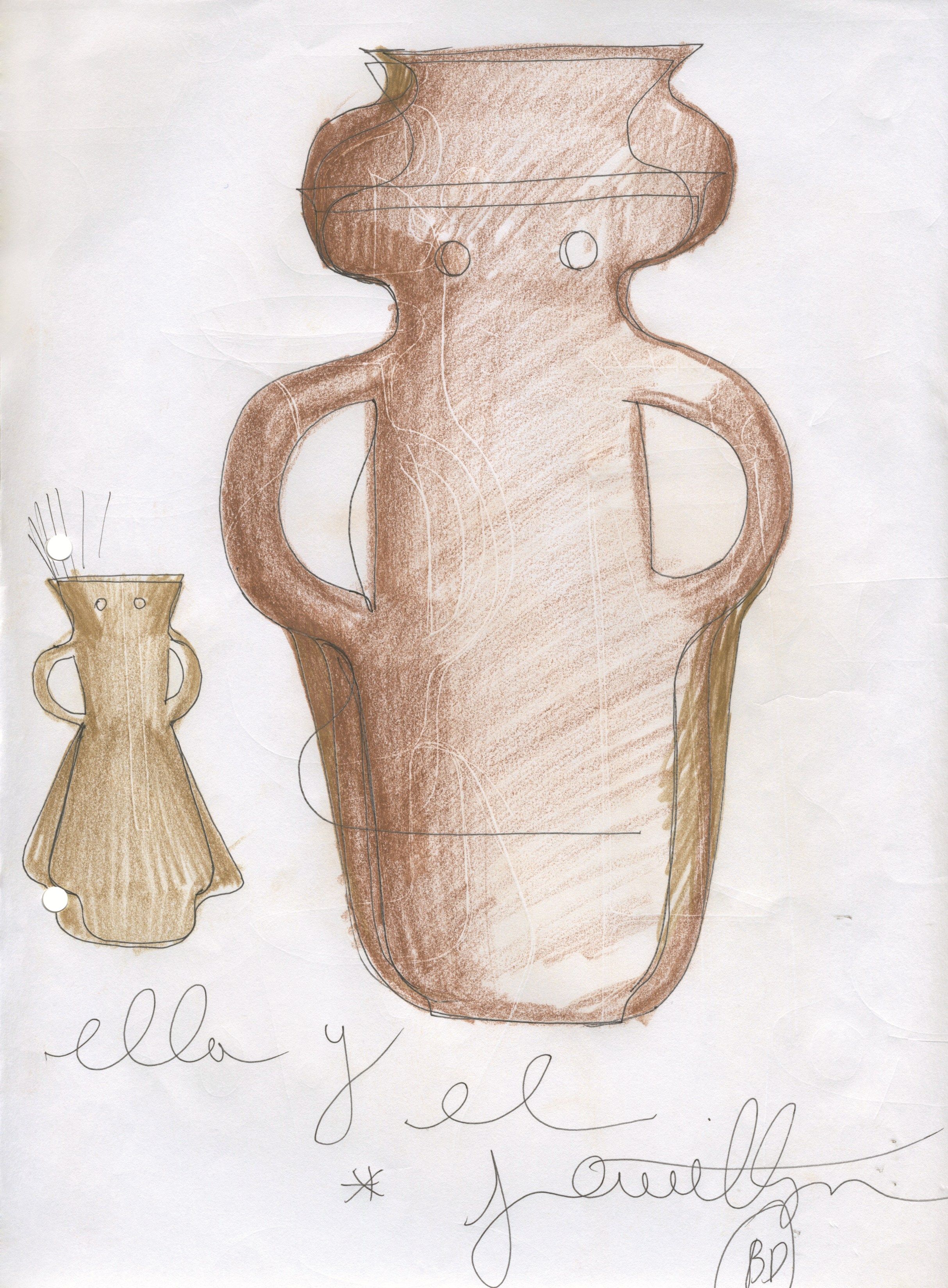 Низкий терракотовый садовый горшок BD Barcelona GARDENIAS N.1 ARCH-00098568 - Вид №15