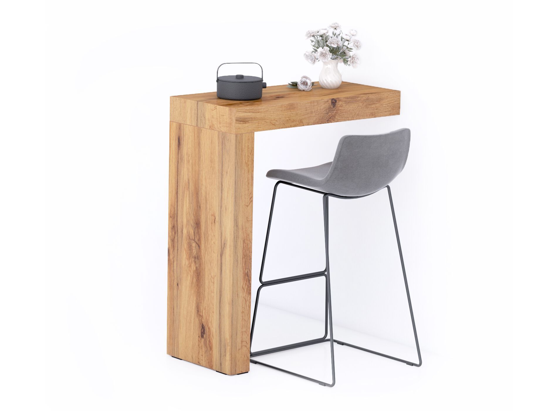 Высокий стол на полуострове в облагороженном Mobili Fiver Evolution ARCH-00029986