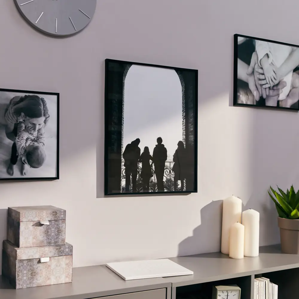 Фоторамка Kreaforta Lila черная 40×50 см для интерьерного декора 89398528 STLM-1583345 - Вид №6