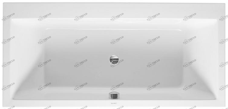 Duravit Прямоугольная встроенная ванна Vero 700136