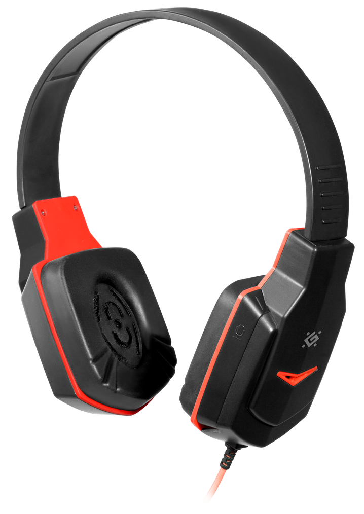 64033 игровая гарнитура warhead g-320 черный+красный, кабель 1.8 м Defender Santreyd  - Вид №1