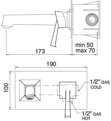 Rubinetterie Treemme Bridge_mono  7951  - Вид №3