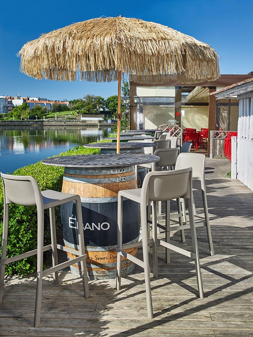 Ezpeleta Круглый зонт из стали и полосок из рафии  Spsz02d2000001t  - Вид №1