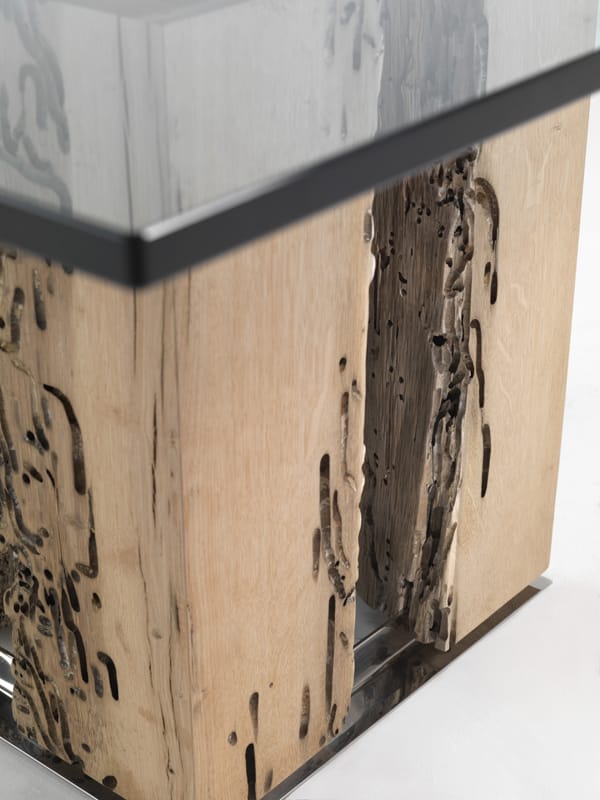 Стеклянный квадратный стол Riva 1920 Briccole ARCH-00149212 - Вид №1