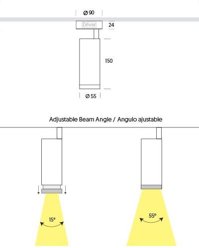 ONOK Lighting Точечный светодиодный потолочный светильник Zoom sun-id-1416195 - Вид №1