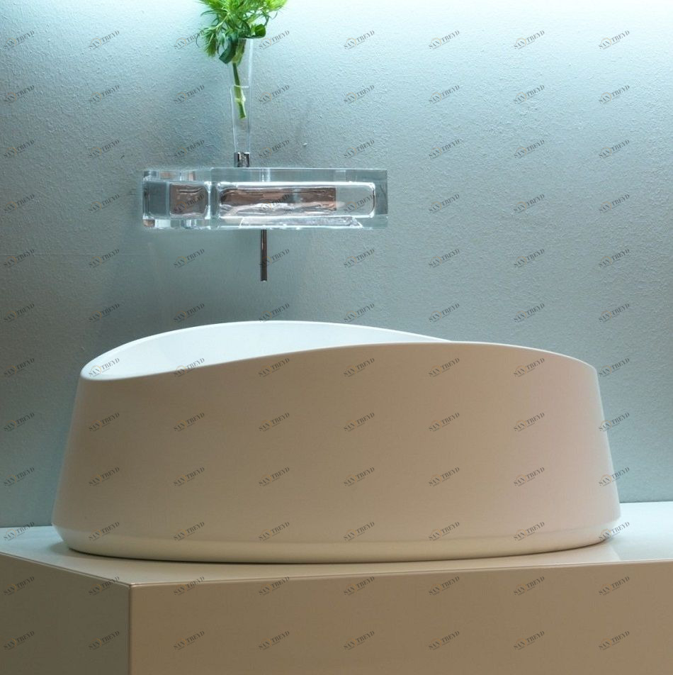 45694 Накладная раковина на столешницу  овальная Toscoquattro 