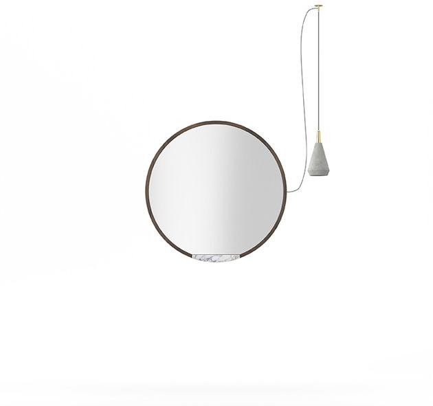 Callesella Arredamenti Зеркало настенное круглое в раме Cocò COCO sun-id-1353077 - Вид №1