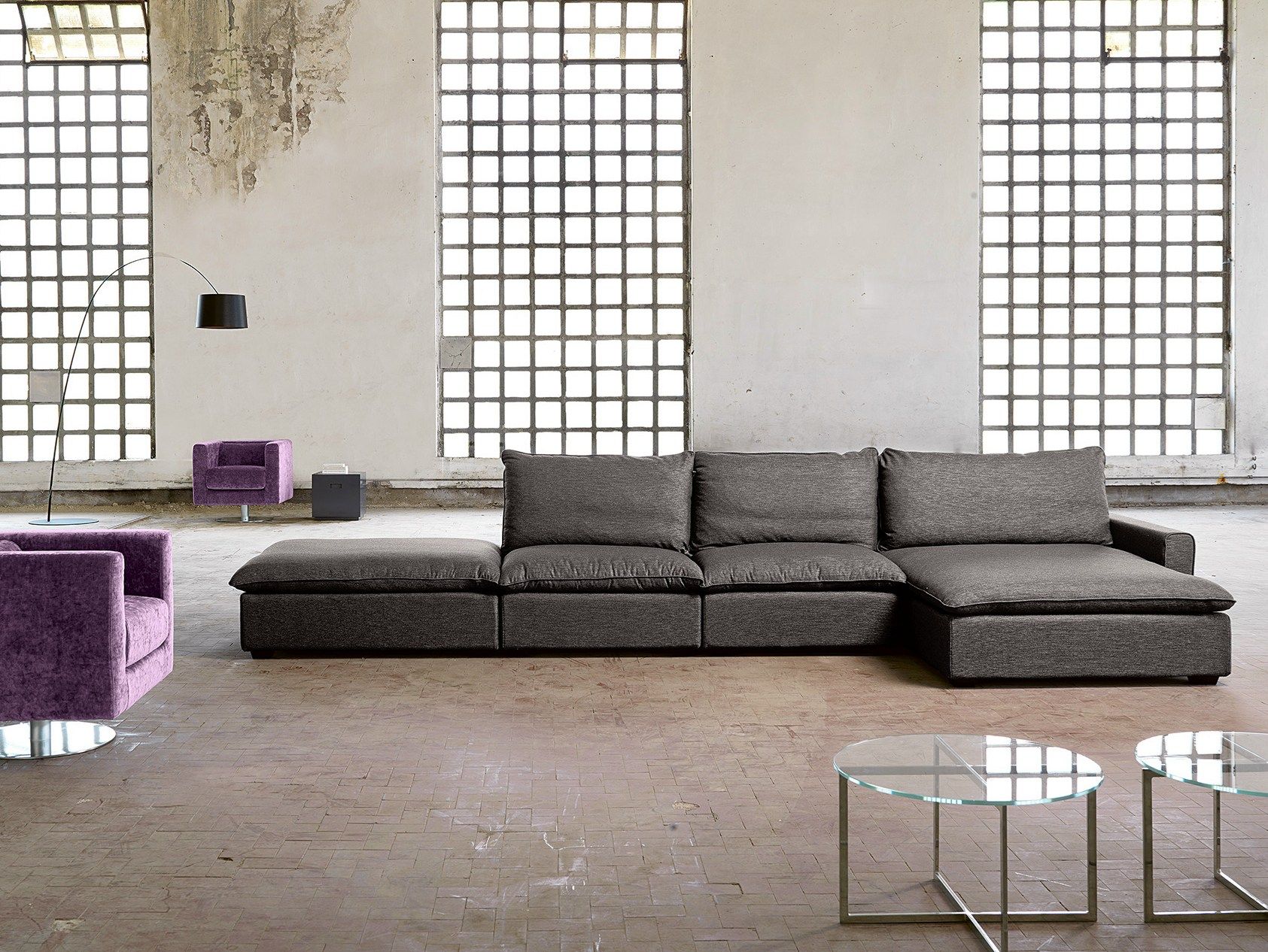 Тканевый диван с полуостровом Domingo Salotti Анри ARCH-00103630 - Вид №3