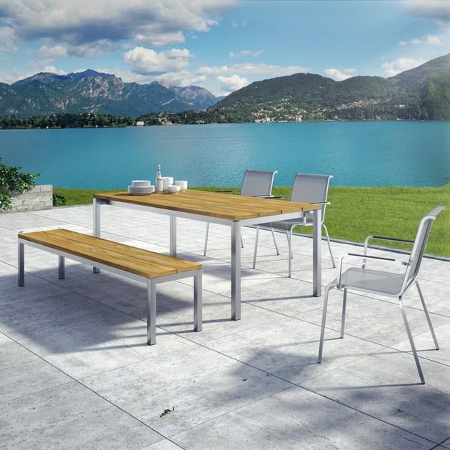 FISCHER MÖBEL Штабелируемый садовый стул с подлокотниками Modena sun-id-1509756 - Вид №22