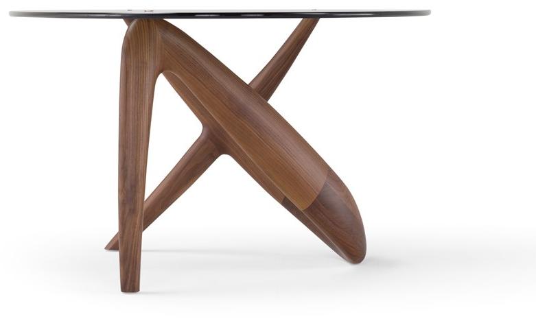 AMURA Овальный стол из дерева и стекла Nx sun-id-1481140 - Вид №5