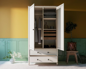 od2127KR Шкаф двухстворчатый с ящиками LAB interior Odri
