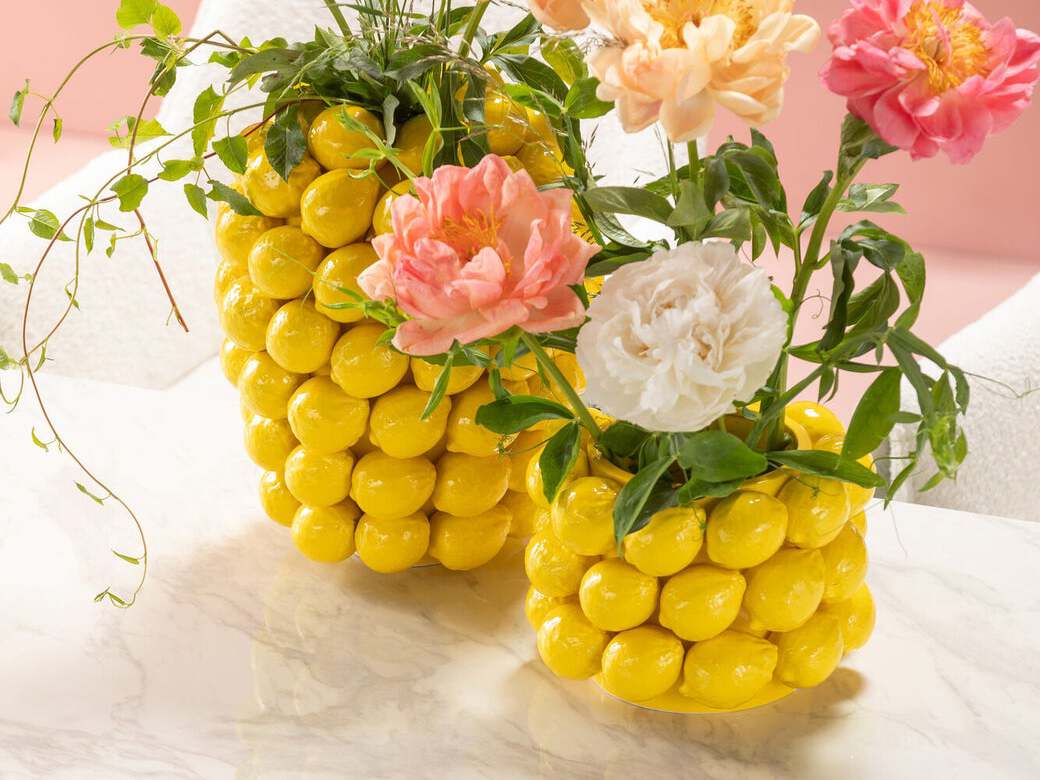 Фарфоровая ваза KARE Design LEMON JUICE 19CM ARCH-00001137 - Вид №1