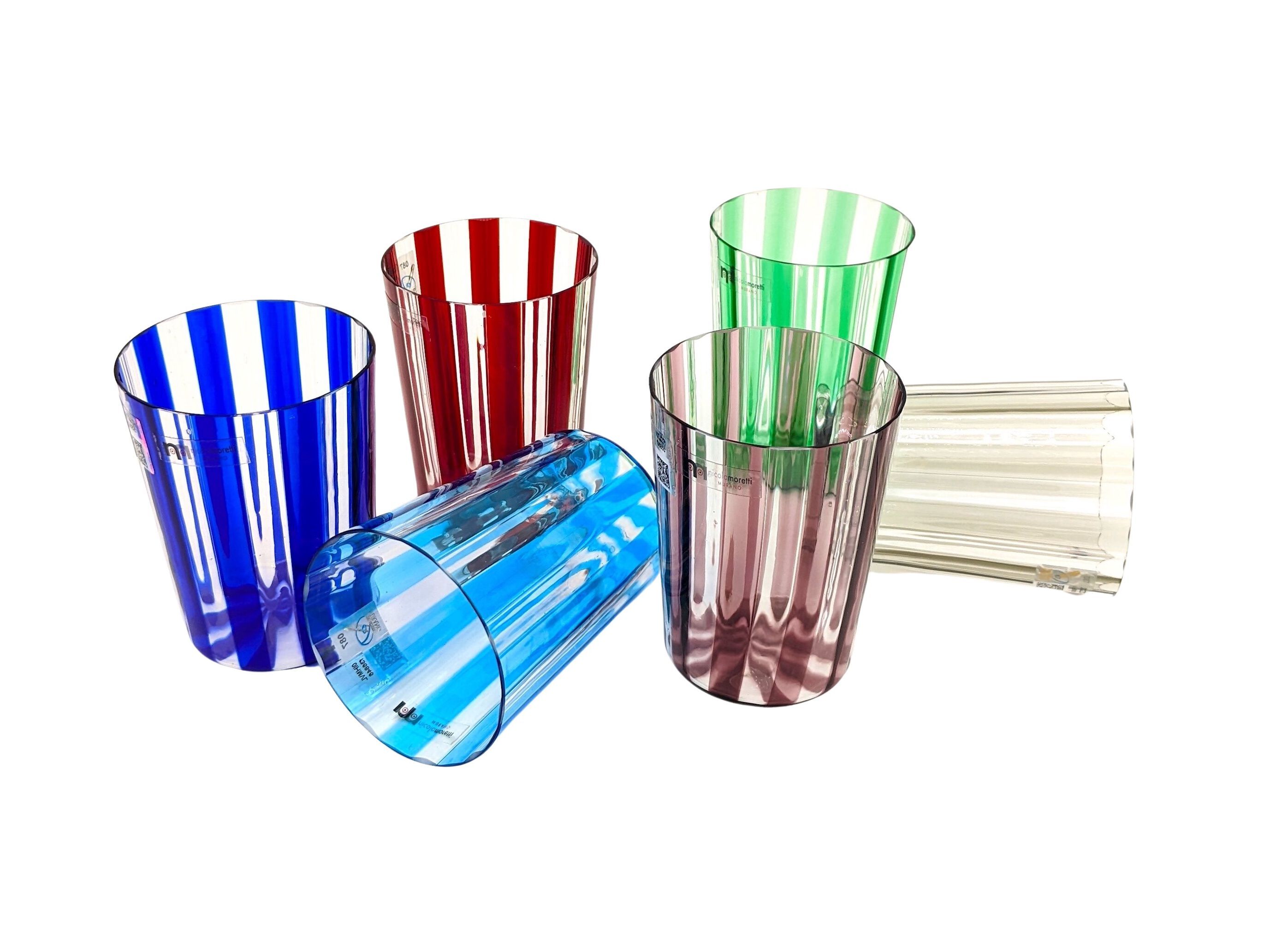 Набор из шести стаканов из муранского стекла ручной работы YourMurano готы ARCH-00076647