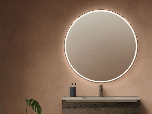 Круглое зеркало со встроенным освещением Inbani слой ARCH-00077462 - Вид №2