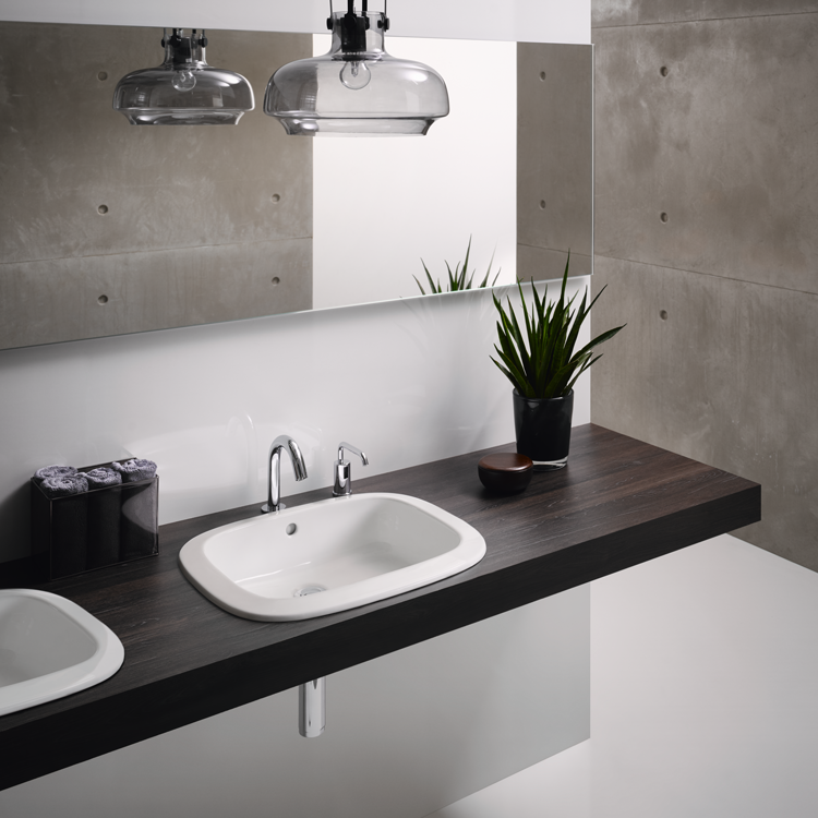 LW763Y#XW Накладная раковина под столешницу  прямоугольная TOTO  - Вид №1