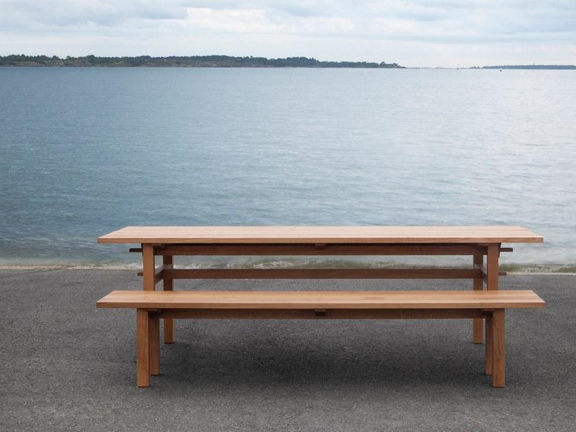 Nikari Прямоугольный садовый стол из дуба Arkipelago sun-id-1401341 - Вид №2