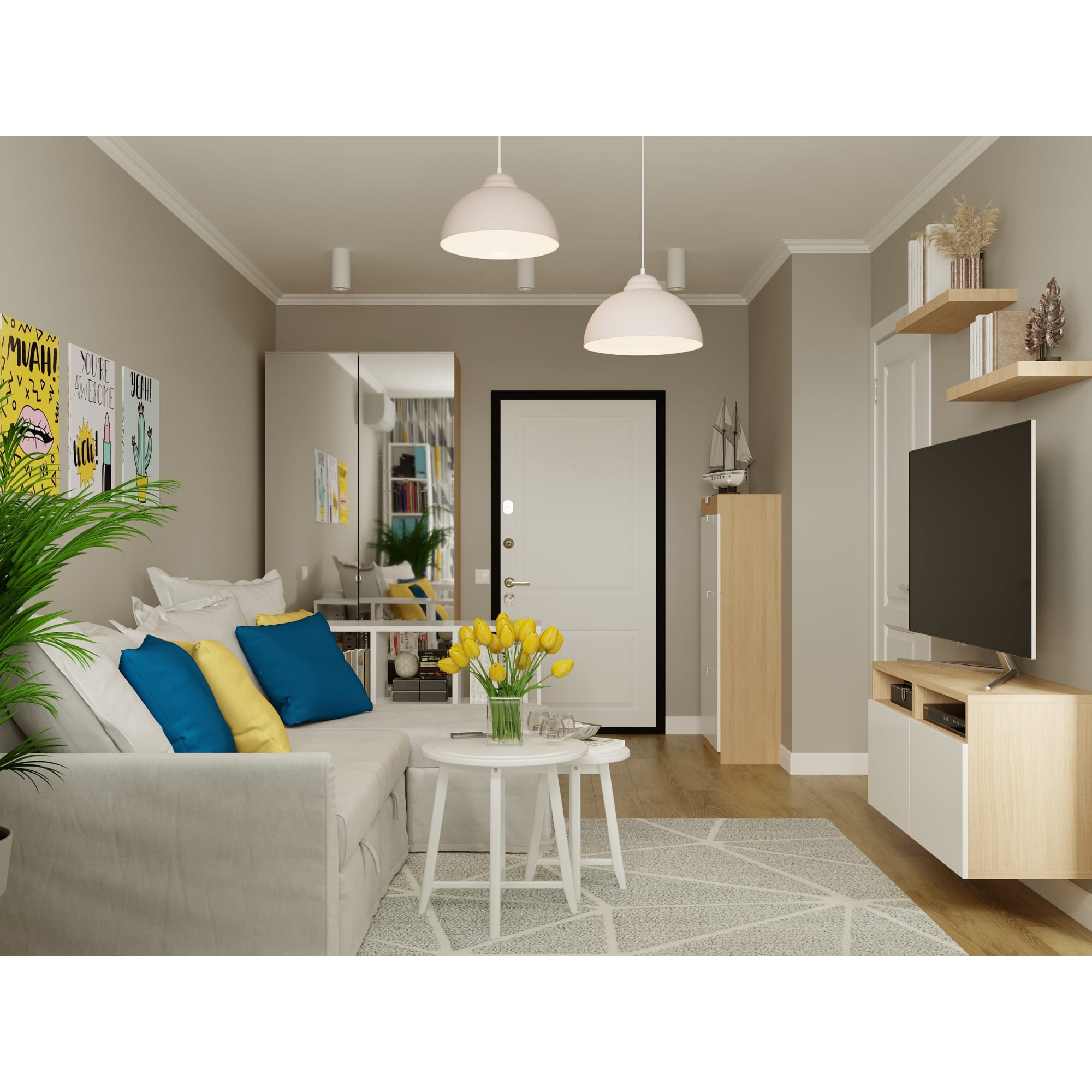 81965183 Каркас шкафа МФ 60,1x51,2x41,7 см, цвет дуб сонома Santreyd  - Вид №8