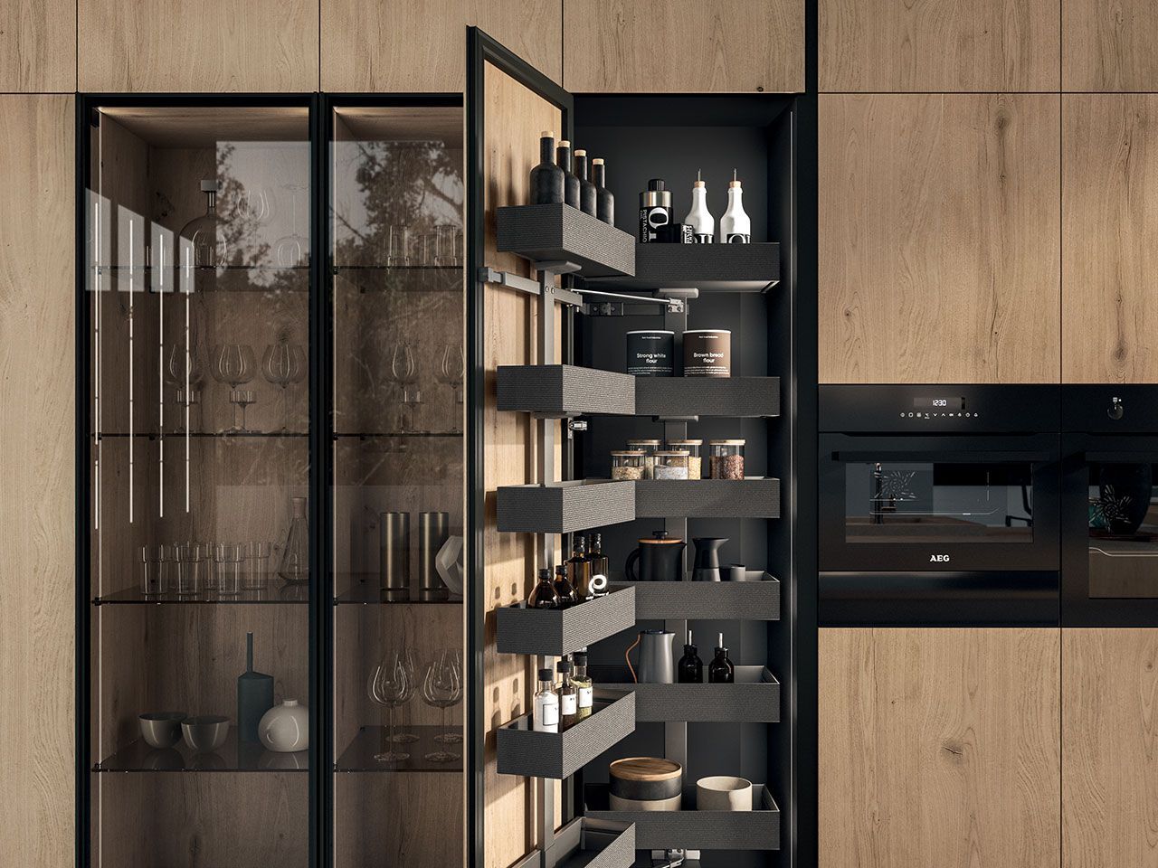 Встроенная кухня с островом Arrital Ak_04 ARCH-00140033 - Вид №6