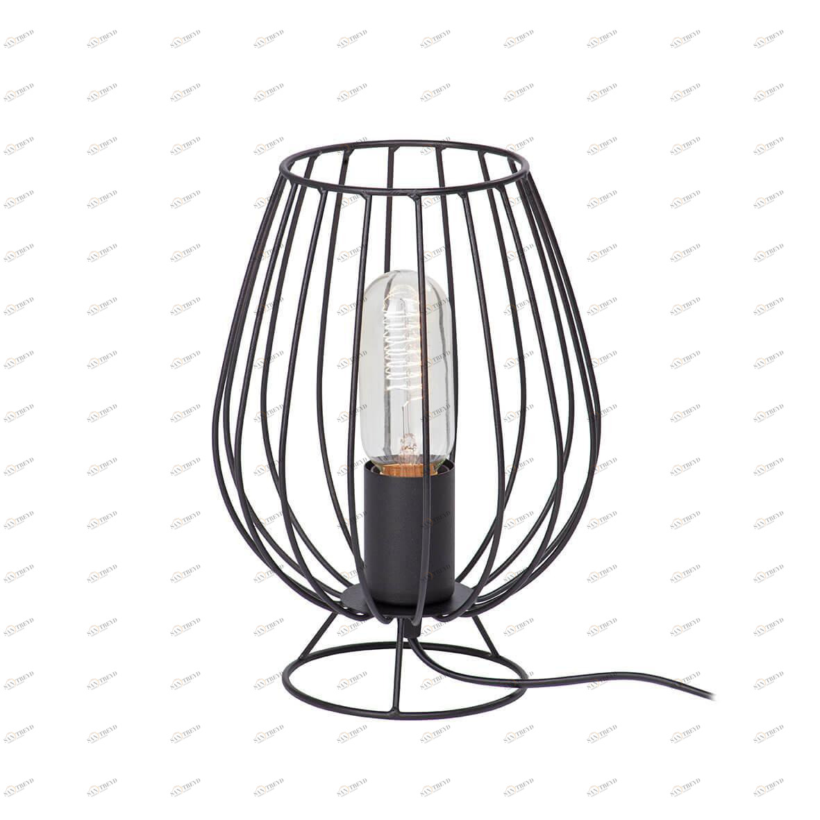 Лампа настольная черная Vitaluce V4296-1/1L VITALUCE КЛЕТКИ 00-3907477 Черный 