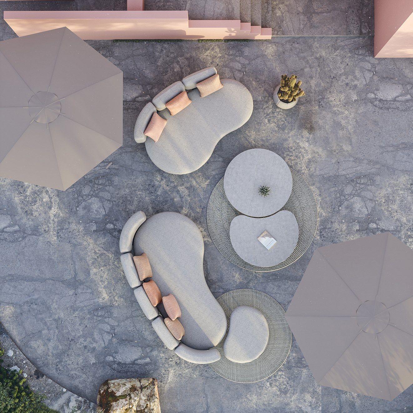 Керамический низкий садовый столик Royal Botania Organix Lounge ARCH-00135285 - Вид №3