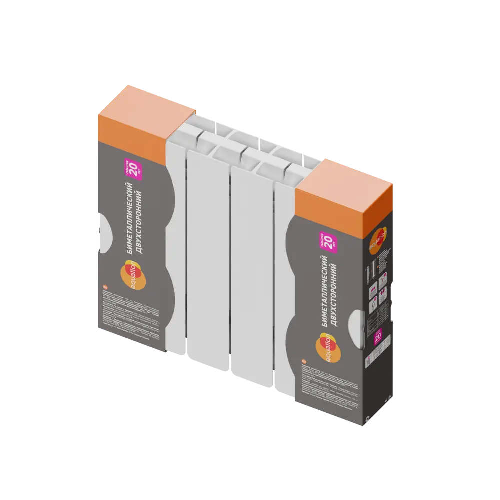 Биметаллический радиатор EQUATION двухсторонний для панорамных окон 89107528 STLM-0078485 - Вид №4