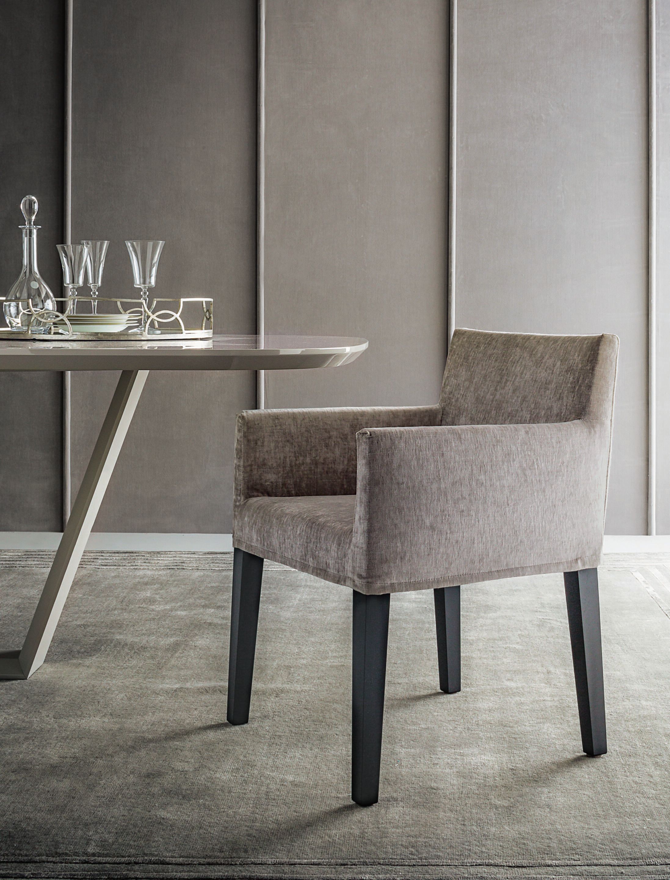 Тканевый стул с подлокотниками Casamilano QUADRA ARCH-00105732 - Вид №2