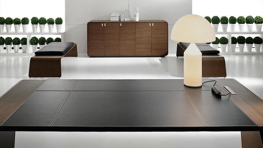 IFT Низкая тумба для офиса из фанерованной древесины с замком Sestante sun-id-1447337 - Вид №2