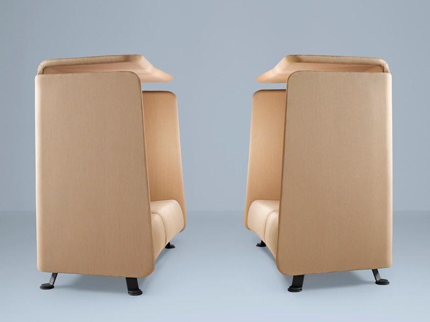 Prooff Акустическая офисная кабина из ткани со встроенным освещением для кофе-брейка  #004.02  - Вид №2